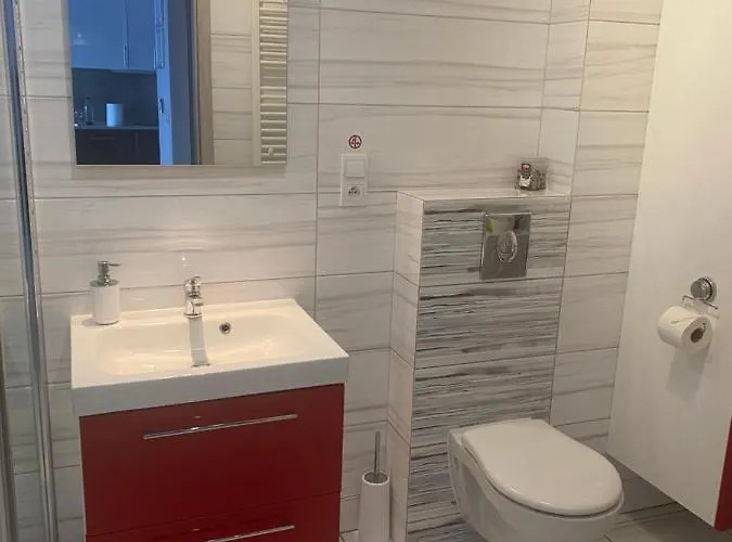 דירה 1 Tyskie Z Prywatnym Ogrodkiem טיצ'י